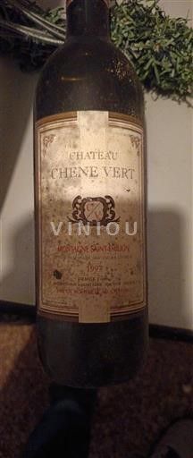 Bordoja Lussac-Saint-Émilion Château Chêne Vert 1972