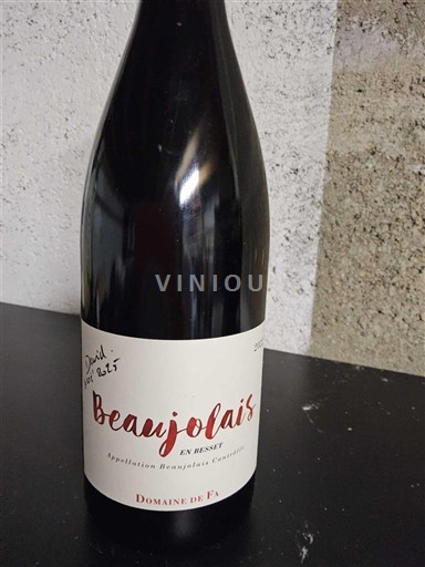 Beaujolais Domaine Fa En Besset 2022