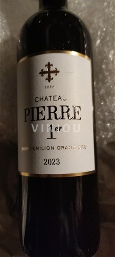Bordoja Saint-Émilion Grand Cru Grand Cru Château Pierre 1er 2023