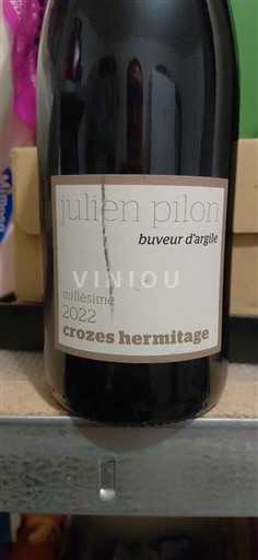 Lugina e Ronës Crozes-hermitage Julien Pilon Buveur d'argile 2022