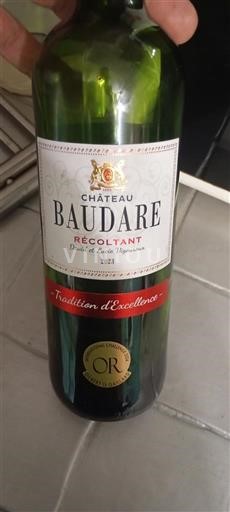 Sørvest Fronton Château Baudare Tradition d'Excellence 2021