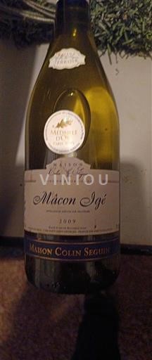 Burgundi Mâcon dhe Mâcon-Village Maison Colin Seguin 2009