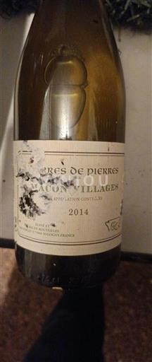 Burgundi Mâcon dhe Mâcon-Village Vers Cras Près de Pierres 2014