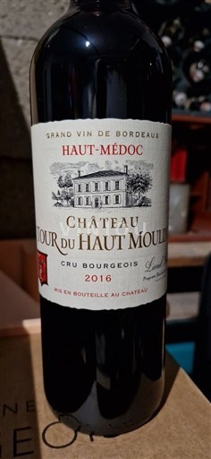 Bordoja Haut-Médoc Château Tour du Haut-Moulin Cru bourgeois 2016