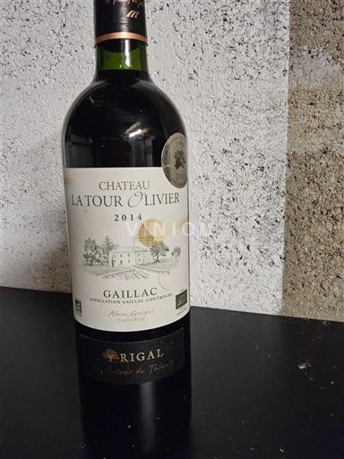 Југозапад Gaillac Château La Tour d'Olivier 2014