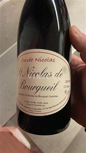 Lugina e Luarës Shën Nikolla i Burgelit Vignerons à Chevrette Nicolas 2004