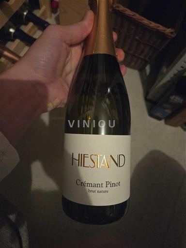 Porenje-Rajna Rheinhessen Hiestand Crémant Pinot Neleten.