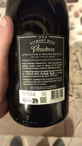 Lugina e Ronës Vinsobres Diamant Noir 2022