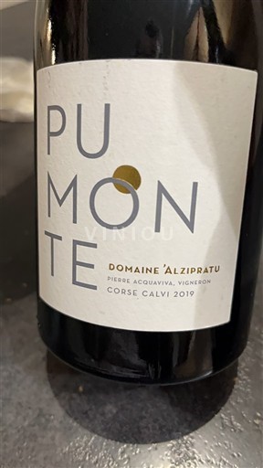 Korzika Nespecificirano Domaine Alzipratu Pumonte 2019