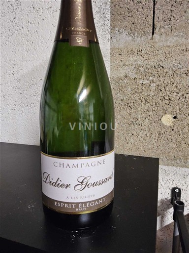 Champagne Didier Goussard Esprit Élégant 2018