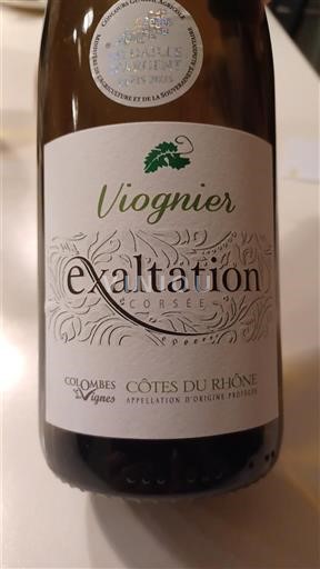 Рона долина Кот дю Рон Colombes Vignes Exaltation Corsée Non Millésimé