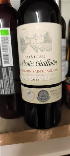 Bordoja Lussac-Saint-Émilion Château La Croix Guillotin 2015