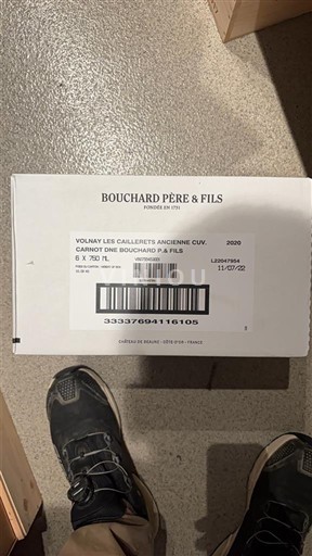 Burgundi Volnay Premier Cru Bouchard Père & Fils Les Caillerets Ancienne Carnot 2020