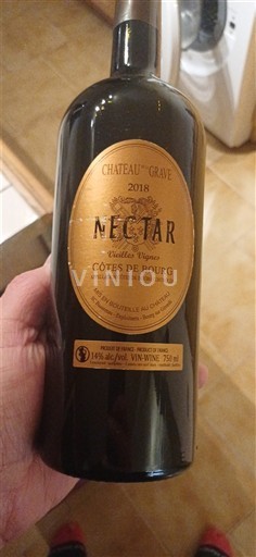 Bordoja Côtes-de-bourg Château Graves Nectar Vieilles Vignes 2018