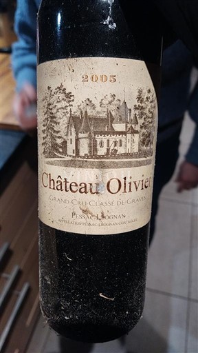 Bordoja Pessac-Léognan Château Olivier Grand cru Classé de Graves 2005