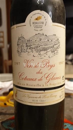 Југозапад Котањи Гланес Les Vignerons de Haut Quercy 1997