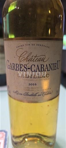 Bordoja Kadilak Château Garbes-Cabanieu 2016