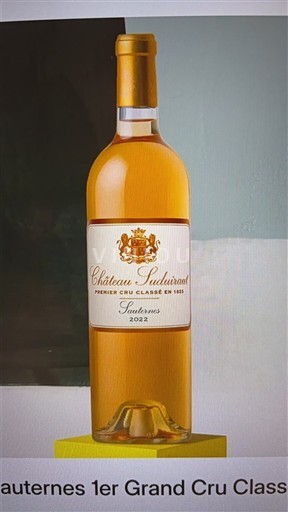 Bordeaux Sauternes Château Suduiraut 1er GCC 2022