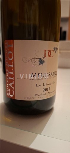 Bourgondië Meursault Domaine Michel Caillot Le Limozin 2017