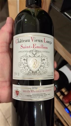 Bordo Saint-Émilion Château Vieux Longa 2016