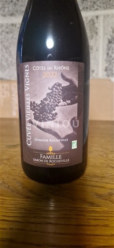 Рона долина Кот дю Рон Domaine Rocheville Vieilles Vignes 2022