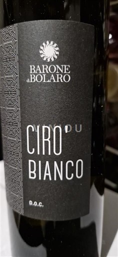 Kalabrija Cirò Bjanko Barone di Bolaro 2024