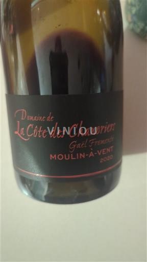 Beaujolais Moulin-à-vent Domaine La Côte des Chanoriers 2020