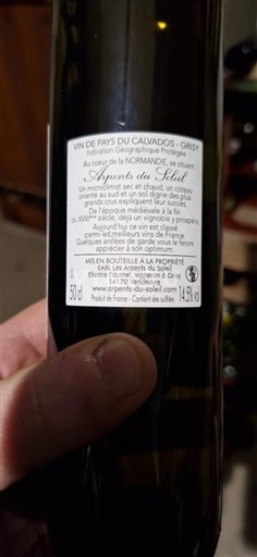 Normandia Calvados Domaine Poirier Après du Soleil Jo Viti