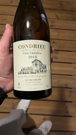 Lugina e Ronës Condrieu Xavier Gérard Côte Châtillon 2018