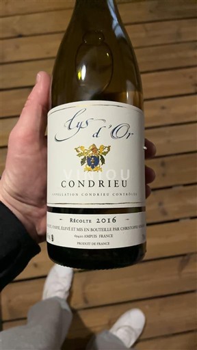 Lugina e Ronës Condrieu Christophe Semaska Lys d'Or 2016