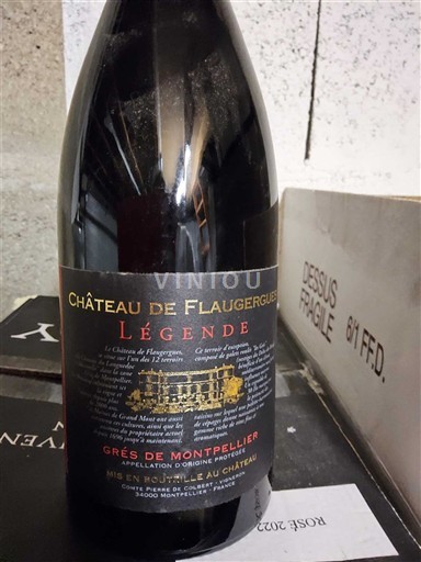 Languedok Grès de Montpellier Château Flaugergues Légende 2012
