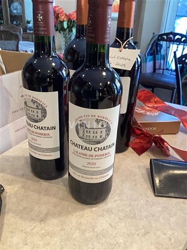 Bordoja Lalande-de-pomerol Château Chatain 2020