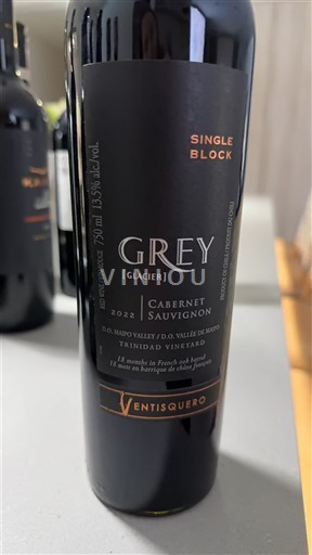 Dolina Maipo Nespecificirano Ventisquero Grey Glacier Single Block Trinidad Vineyard 2022