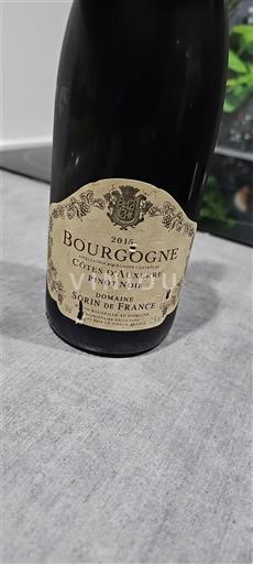 Lugina e Luarës Côtes-d'Auvergne Domaine Sorin de France 2015