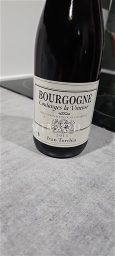 Burgundi Burgundi Coulanges-la-Vineuse Jean Torchia 2013