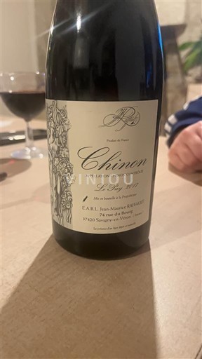Lugina e Luarës Chinon EARL Jean Maurice Raffault Le Puy 2017