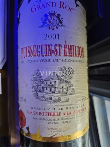 Bordeaux Puisseguin-Saint-Émilion Grand Roc 2001