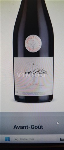 Beaujolais Fleurie Véronique & Olivier Bosse-Platière Rose Platière 2018