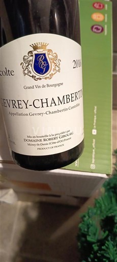 Burgundi Gevrey-Chambertin Domaine Robert Gibourg 2016