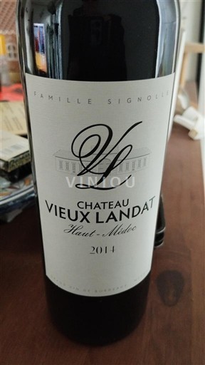 Bordoja Haut-Médoc Château Vieux Landat 2014