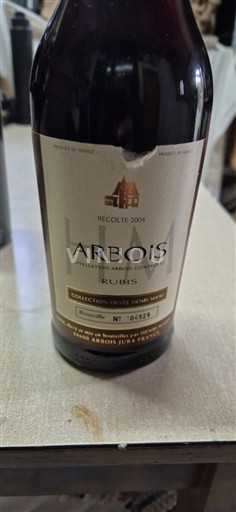 Žura Арбуа Fruitière Vinicole d'Arbois Rubis 2004