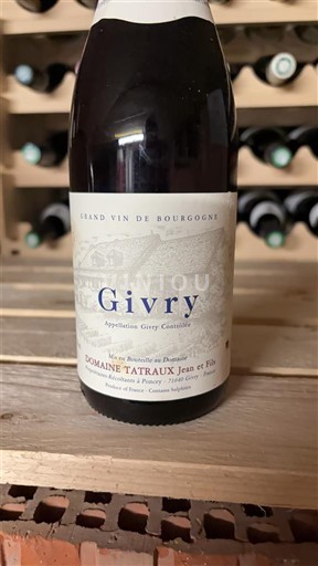 Burgundi Givry Domaine Tatraux Jean et Fils 2021