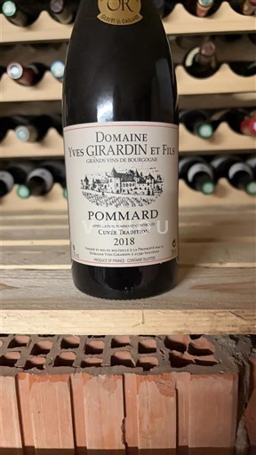 Burgundi Pommard Domaine Yves Girardin et Fils Tradition 2018