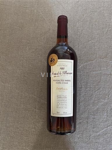 Ruzijon Rivesaltes Arnaud de Villeneuve Rivesaltes Ambré Hors d’Age 1985