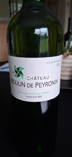 Bordoja Bordo Château Moulin de Peyronin 2023