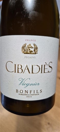 Languedoc og Roussillon Pays d'oc Domaine Cibadiès Viognier Ikke-årgang