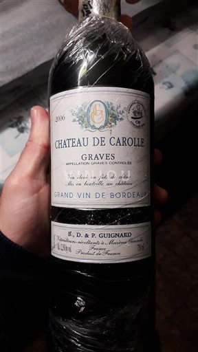 Бордо Ґрав. Château Carolle 2006