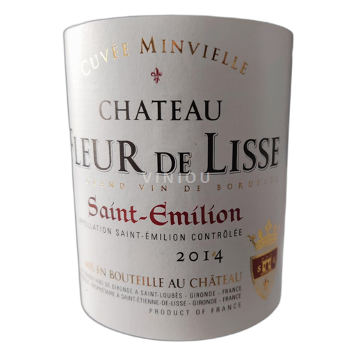 Bordeaux Saint-Émilion Château Fleur de Lisse Minvielle 2014