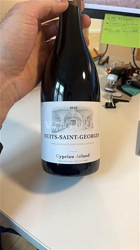 Burgundi Nuits-Sainte-Georges Cyprien Arlaud 2022