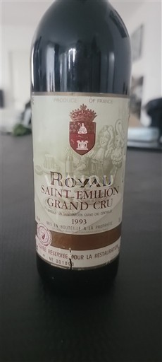 Bordoja Saint-Émilion Grand Cru Grand Cru Royal 1993